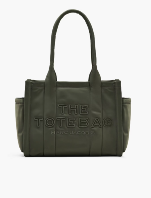 The Puffy Nylon tote green